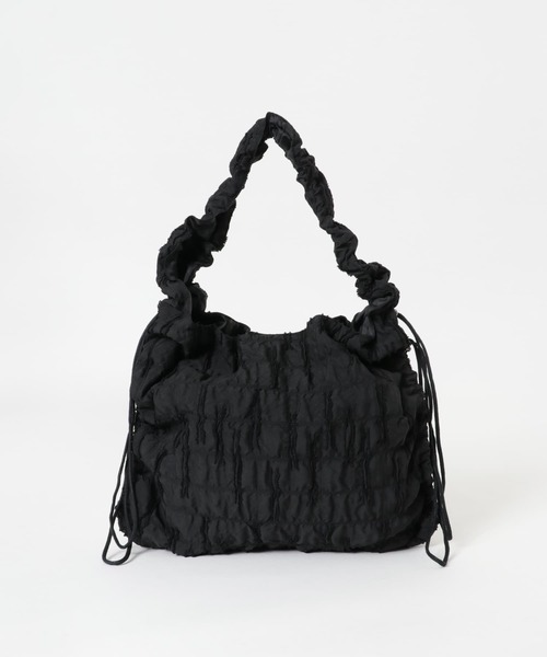 SMELLY（スメリー）の「サイドドロストバッグ（トートバッグ・レディース・アイボリー/ブラック・-）」の13枚目の写真