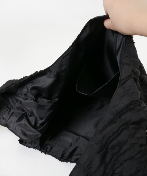 SMELLY（スメリー）の「サイドドロストバッグ（トートバッグ・レディース・アイボリー/ブラック・-）」の14枚目の写真