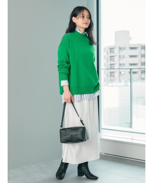 AMERICAN HOLIC（アメリカンホリック）の「【WEB限定】Daily!　イージーケアシャツ（シャツ/ブラウス・レディース・オフホワイト/ブルー系その他7/グリーン系その他3/サックスブルー/ブルー系その他4・M/L）」の20枚目の写真