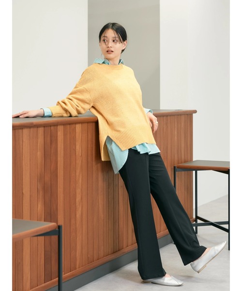 AMERICAN HOLIC(アメリカンホリック)の「【WEB限定】Daily! イージーケアシャツ(シャツ/ブラウス・レディース・オフホワイト/ブルー系その他7/グリーン系その他3/サックスブルー/ブルー系その他4・M/L)」の21枚目の写真