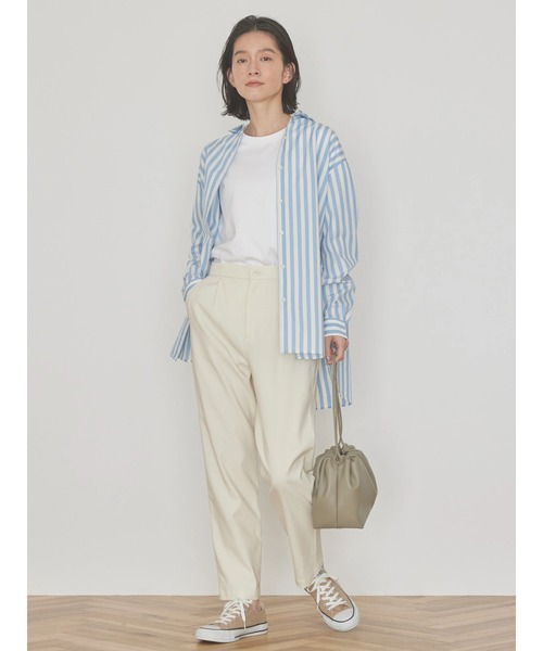 AMERICAN HOLIC(アメリカンホリック)の「【WEB限定】Daily! イージーケアシャツ(シャツ/ブラウス・レディース・オフホワイト/ブルー系その他7/グリーン系その他3/サックスブルー/ブルー系その他4・M/L)」の15枚目の写真