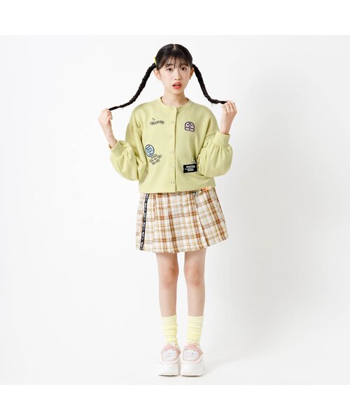 algy（アルジー）の「ワッペンカーデ（カーディガン/ボレロ・キッズ・グレー/イエロー/アイボリー・SMALL/MEDIUM/X-SMALL/XX-SMALL）」の11枚目の写真