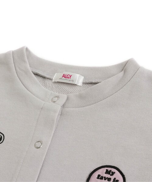 algy（アルジー）の「ワッペンカーデ（カーディガン/ボレロ・キッズ・グレー/イエロー/アイボリー・SMALL/MEDIUM/X-SMALL/XX-SMALL）」の13枚目の写真
