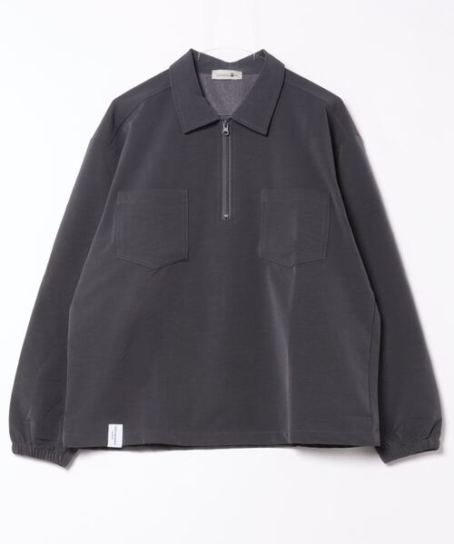 aimoha(アイモハ)の「aimoha men FUNCTIONAL CPO SHIRT ファンクショナルCPOシャツ吸水速乾(ポロシャツ・メンズ・ブラック/ベージュ/ダークグレー・XX-LARGE/XXX-LARGE/MEDIUM/LARGE/X-LARGE)」の5枚目の写真