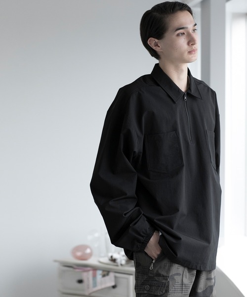 aimoha(アイモハ)の「aimoha men FUNCTIONAL CPO SHIRT ファンクショナルCPOシャツ吸水速乾(ポロシャツ・メンズ・ブラック/ベージュ/ダークグレー・XX-LARGE/XXX-LARGE/MEDIUM/LARGE/X-LARGE)」の10枚目の写真