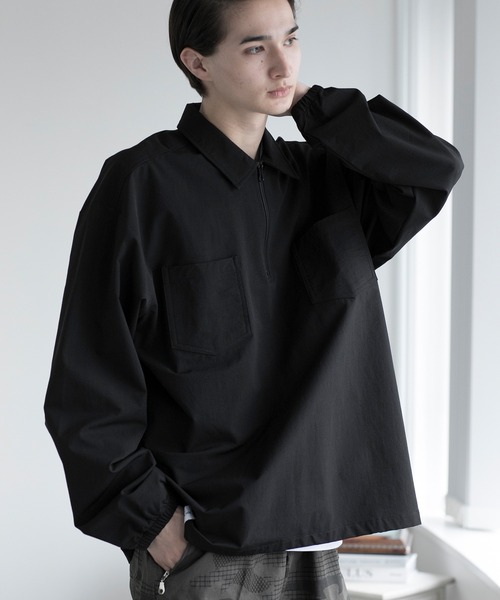 aimoha(アイモハ)の「aimoha men FUNCTIONAL CPO SHIRT ファンクショナルCPOシャツ吸水速乾(ポロシャツ・メンズ・ブラック/ベージュ/ダークグレー・XX-LARGE/XXX-LARGE/MEDIUM/LARGE/X-LARGE)」の8枚目の写真