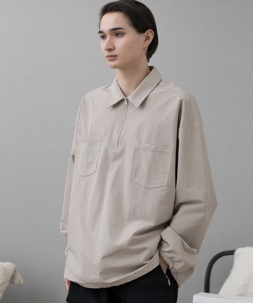 aimoha(アイモハ)の「aimoha men FUNCTIONAL CPO SHIRT ファンクショナルCPOシャツ吸水速乾(ポロシャツ・メンズ・ブラック/ベージュ/ダークグレー・XX-LARGE/XXX-LARGE/MEDIUM/LARGE/X-LARGE)」の17枚目の写真
