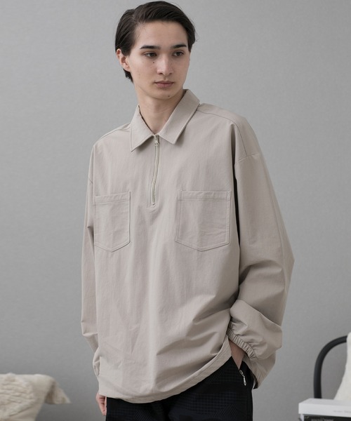 aimoha(アイモハ)の「aimoha men FUNCTIONAL CPO SHIRT ファンクショナルCPOシャツ吸水速乾(ポロシャツ・メンズ・ブラック/ベージュ/ダークグレー・XX-LARGE/XXX-LARGE/MEDIUM/LARGE/X-LARGE)」の18枚目の写真