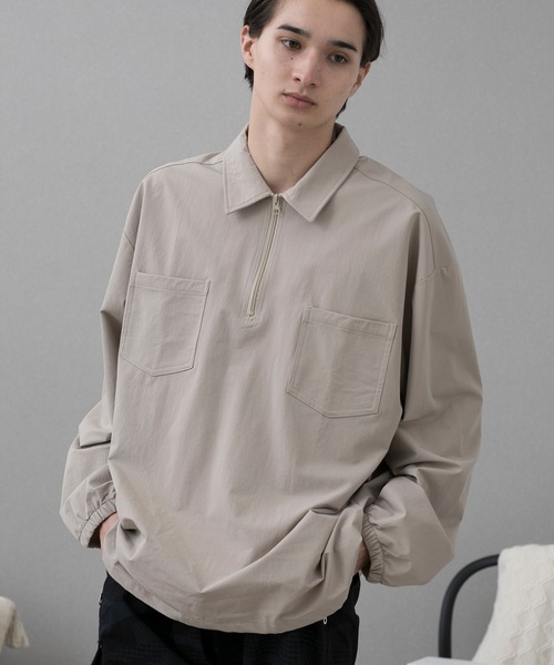 aimoha(アイモハ)の「aimoha men FUNCTIONAL CPO SHIRT ファンクショナルCPOシャツ吸水速乾(ポロシャツ・メンズ・ブラック/ベージュ/ダークグレー・XX-LARGE/XXX-LARGE/MEDIUM/LARGE/X-LARGE)」の20枚目の写真
