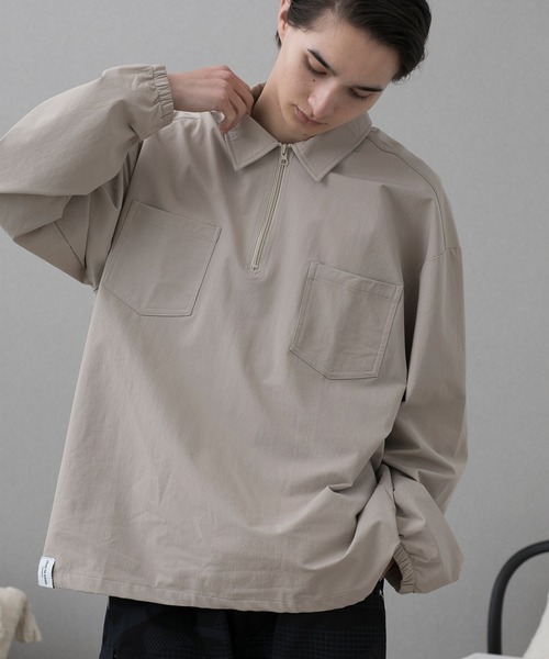 aimoha(アイモハ)の「aimoha men FUNCTIONAL CPO SHIRT ファンクショナルCPOシャツ吸水速乾(ポロシャツ・メンズ・ブラック/ベージュ/ダークグレー・XX-LARGE/XXX-LARGE/MEDIUM/LARGE/X-LARGE)」の21枚目の写真