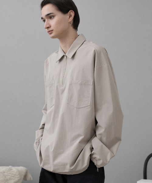 aimoha(アイモハ)の「aimoha men FUNCTIONAL CPO SHIRT ファンクショナルCPOシャツ吸水速乾(ポロシャツ・メンズ・ブラック/ベージュ/ダークグレー・XX-LARGE/XXX-LARGE/MEDIUM/LARGE/X-LARGE)」の22枚目の写真