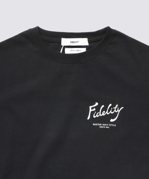 FIDELITY（フィデリティ）の「[WOMEN] ANCHOR LOGO S/S TEE / ウィメンズ半袖ロゴプリントTシャツ（Tシャツ/カットソー・レディース・スカイブルー/ブラック・FREE）」の5枚目の写真