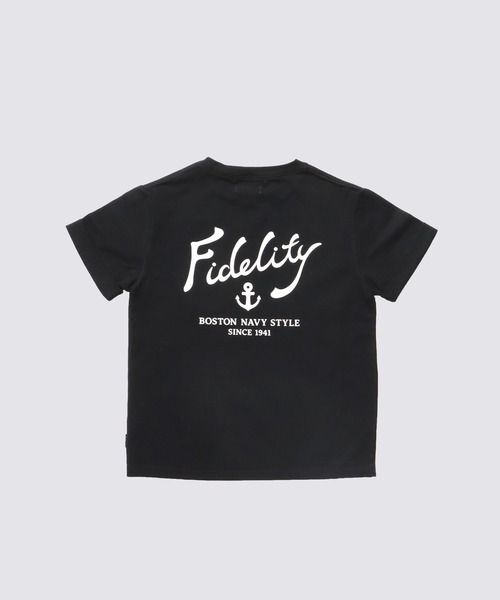 FIDELITY（フィデリティ）の「[WOMEN] ANCHOR LOGO S/S TEE / ウィメンズ半袖ロゴプリントTシャツ（Tシャツ/カットソー・レディース・スカイブルー/ブラック・FREE）」の8枚目の写真