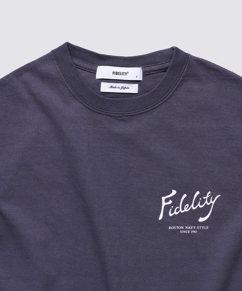 FIDELITY（フィデリティ）の「[WOMEN] ANCHOR LOGO S/S TEE / ウィメンズ半袖ロゴプリントTシャツ（Tシャツ/カットソー・レディース・スカイブルー/ブラック・FREE）」の9枚目の写真