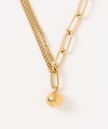 PARKS TOKYO SELECT | 金属アレルギー対応 サージカルステンレス/316L ボール&MIXチェーンネックレス(ネックレス)