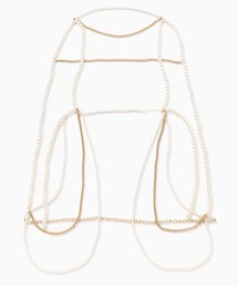 新品未使用　ROSE BUD パール　ハーネス ROSE BUD（ローズバッド）の「パール調ハーネスボディー