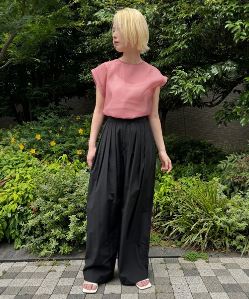 NAVE(ネイヴ)の「ドライタッサー パンツ(その他パンツ・レディース・ホワイト系/ピンク系/ブラック系・0/1/2)」の3枚目の写真