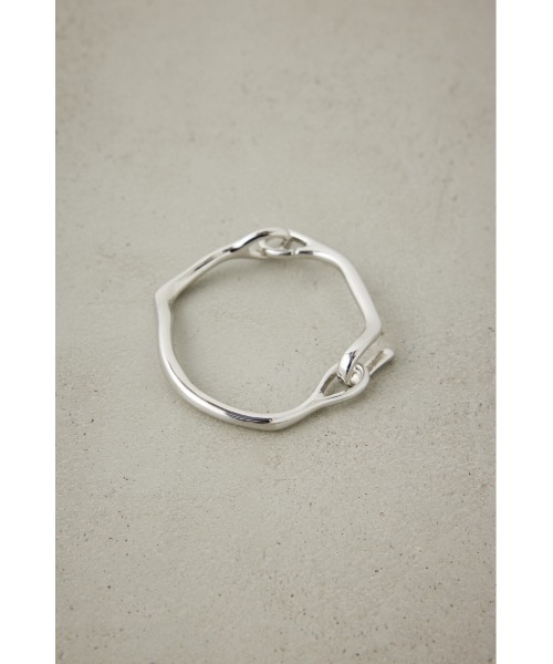 AZUL by moussy（アズールバイマウジー）の「ドローイングウエーブフックバングル（ブレスレット・レディース・ゴールド系その他/シルバー・FREE）」の12枚目の写真