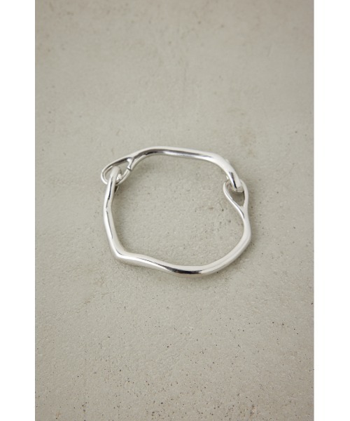 AZUL by moussy（アズールバイマウジー）の「ドローイングウエーブフックバングル（ブレスレット・レディース・ゴールド系その他/シルバー・FREE）」の15枚目の写真