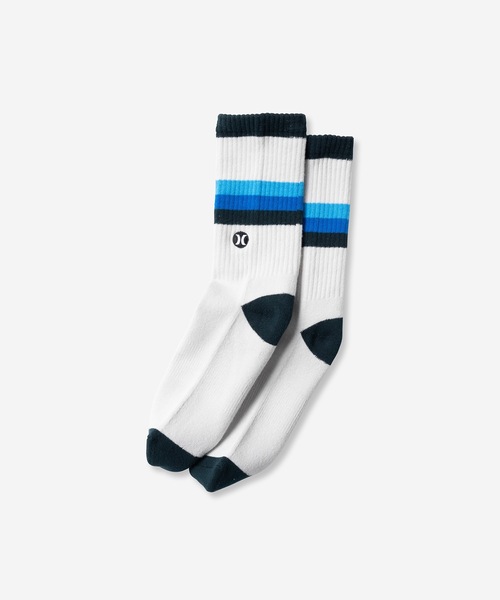 Hurley 3 pack crew sock in white