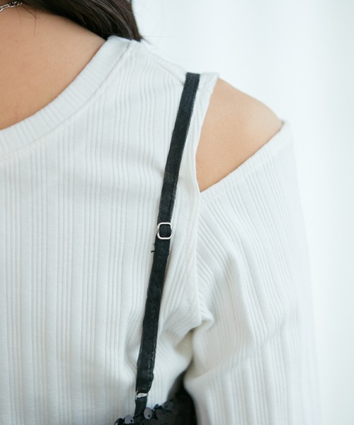 VIS（ビス）の「スパンコールビスチェ（キャミソール・レディース・シルバー/ブラック系その他・FREE）」の22枚目の写真