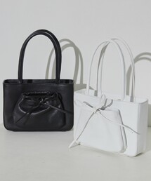 Firsthand | Firsthand/ファーストハンド Leather Ribbon Handbag / レザーリボンハンドバッグ / ミニハンドバッグ / ミニハンドルバッグ / ミニトート / 防水レザー(ハンドバッグ)