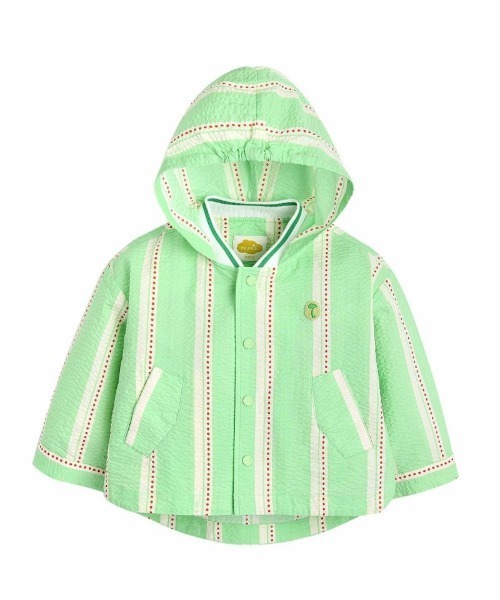 【セール】ストライプウーブンジャケット（その他アウター）｜moimoln（モイモルン）