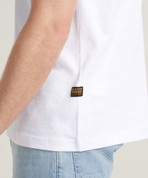 G-STAR（ジースター）の「TOKYO T-SHIRT/グラフィットロゴT/東京/トーキョー（Tシャツ/カットソー・メンズ・ダークブラック/ホワイト・SMALL/MEDIUM/LARGE/X-LARGE/X-SMALL）」の6枚目の写真