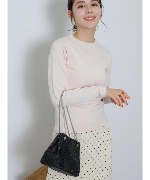 Te chichi（テチチ）の「シャイニーミニチェーンショルダーバッグ（ハンドバッグ・レディース・シルバー/ゴールド/ブラック・F）」の2枚目の写真