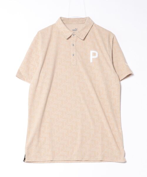 PUMA(プーマ)の「PUMA プーマ メンズ ゴルフ パイル ジャカード Pロゴ 半袖 ポロシャツ(ポロシャツ・メンズ・ピンク/ホワイト/ブラック・X-LARGE/XX-LARGE/MEDIUM/LARGE/SMALL)」の10枚目の写真