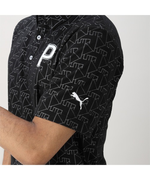 PUMA(プーマ)の「PUMA プーマ メンズ ゴルフ パイル ジャカード Pロゴ 半袖 ポロシャツ(ポロシャツ・メンズ・ピンク/ホワイト/ブラック・X-LARGE/XX-LARGE/MEDIUM/LARGE/SMALL)」の13枚目の写真