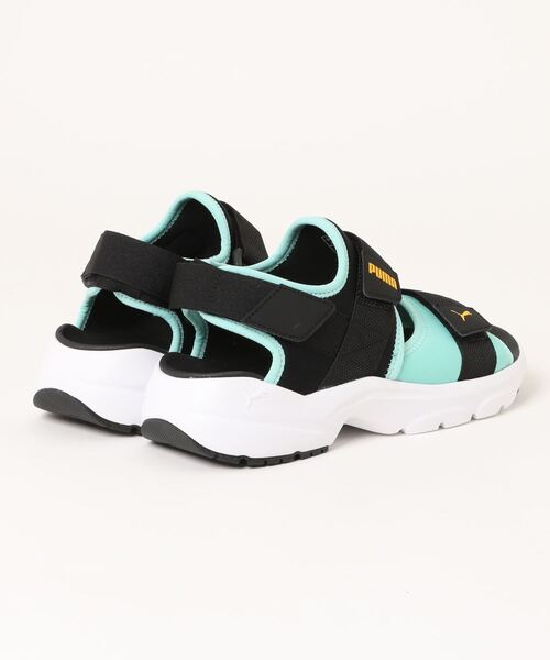 PUMA マッシュアップサンダル　ブラック/ミント PUMA マッシュアップサンダル ブラック/ミント - メルカリ