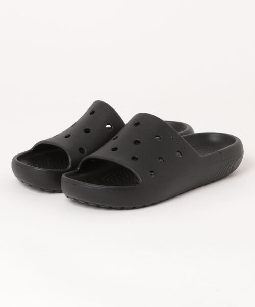 crocs（クロックス）の「クロックス クラシック スライド / crocs Classic Slide 2.0（サンダル・レディース・ブラック/ベージュ/グレー系その他2/ホワイト・22cm/23cm/24cm/25cm/26cm/27cm/28cm/31cm）」の3枚目の写真
