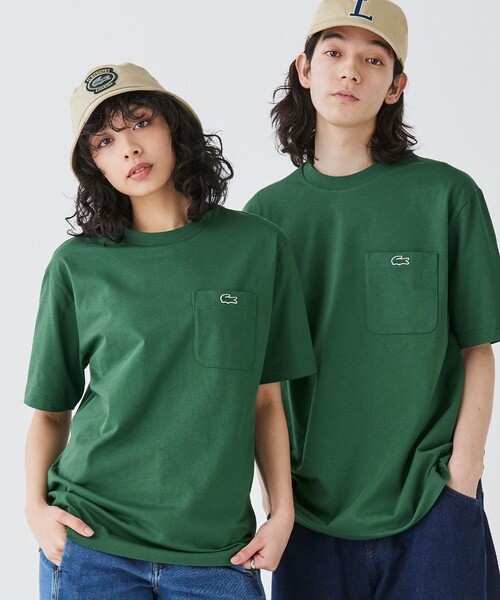 LACOSTE(ラコステ)の「ダウンブリムエンブレムハット(ハット・メンズ・ベージュ/ブラック・58cm)」の3枚目の写真