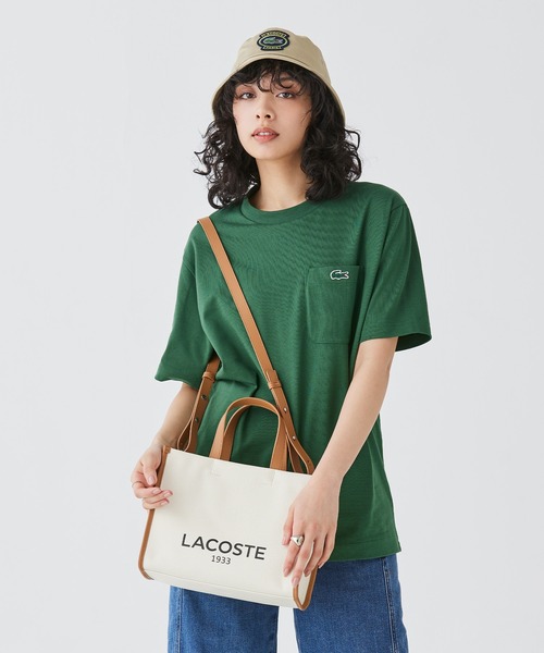 LACOSTE(ラコステ)の「ダウンブリムエンブレムハット(ハット・メンズ・ベージュ/ブラック・58cm)」の5枚目の写真