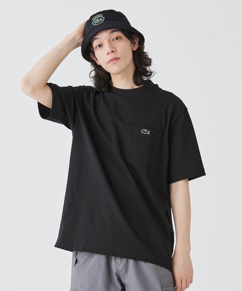 LACOSTE(ラコステ)の「ダウンブリムエンブレムハット(ハット・メンズ・ベージュ/ブラック・58cm)」の8枚目の写真