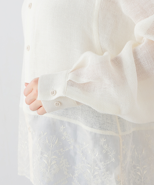 IENA（イエナ）の「【JANE SMITH/ジェーンスミス】EMBROIDERY SH 