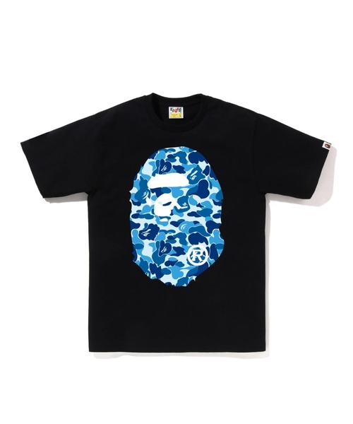 A BATHING APE(アベイシングエイプ)の「ABC CAMO BIG APE HEAD TEE(Tシャツ/カットソー・メンズ・ブラック×ブルー/ブラック×ピンク/ホワイト×ピンク/ホワイト×ブルー/ブラック×グリーン/ホワイト×グリーン・X-LARGE/MEDIUM/XX-LARGE/LARGE/SMALL/XXX-LARGE)」の4枚目の写真
