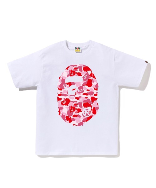 A BATHING APE(アベイシングエイプ)の「ABC CAMO BIG APE HEAD TEE(Tシャツ/カットソー・メンズ・ブラック×ブルー/ブラック×ピンク/ホワイト×ピンク/ホワイト×ブルー/ブラック×グリーン/ホワイト×グリーン・X-LARGE/MEDIUM/XX-LARGE/LARGE/SMALL/XXX-LARGE)」の3枚目の写真