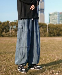 デニムカーゴパンツ(BL)