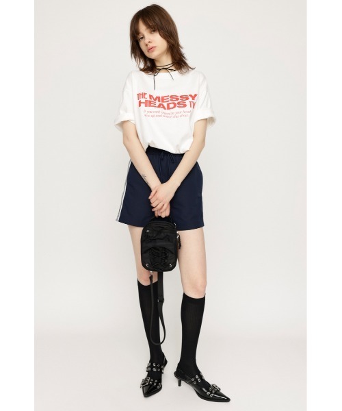 SLY(スライ)の「ATHLETIC 2WAY BODY BAG アスレチック 2ウェイ ボディ バッグ(ボディバッグ/ウエストポーチ・レディース・ホワイト/ブラック/グレー・FREE)」の6枚目の写真