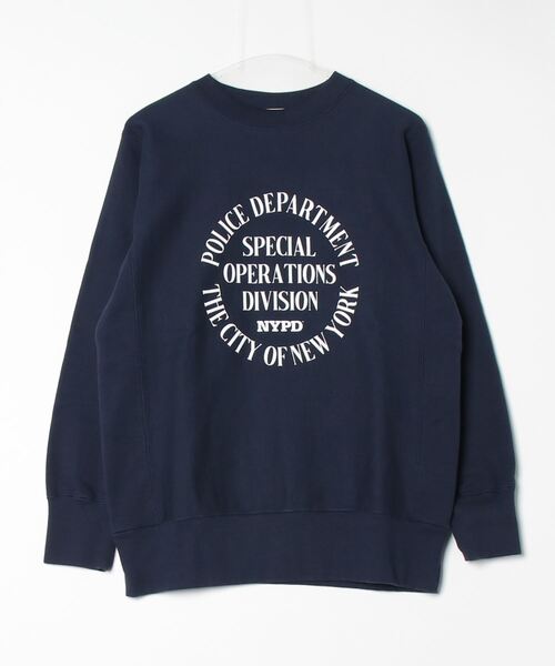 【セール】NYC LS SWEAT NAVY（スウェット）｜GOOD ROCK SPEED（グッドロックスピード）