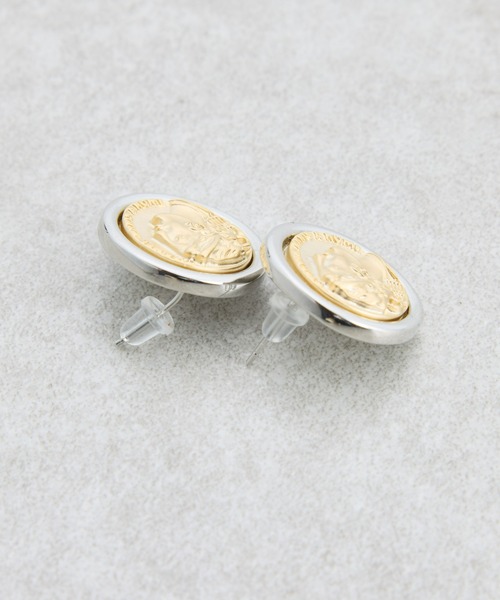 BEARDSLEY（ビアズリー）の「コインピアス（ピアス（両耳用）・レディース・ゴールド・FREE）」の3枚目の写真