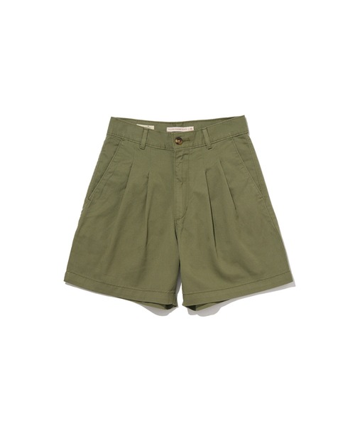 Levi's(リーバイス)の「Levi's/リーバイス PLEATED トラウザー ショートパンツ グリーン DEEP LICHEN(その他パンツ・レディース・グリーン・23inch/24inch/25inch/26inch/27inch/28inch)」の6枚目の写真