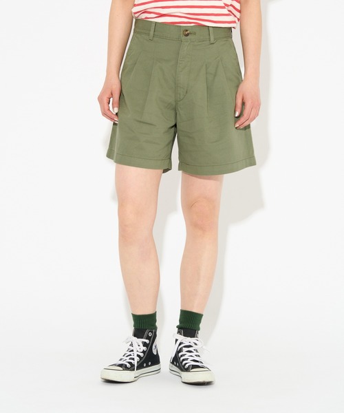 Levi's(リーバイス)の「Levi's/リーバイス PLEATED トラウザー ショートパンツ グリーン DEEP LICHEN(その他パンツ・レディース・グリーン・23inch/24inch/25inch/26inch/27inch/28inch)」の18枚目の写真
