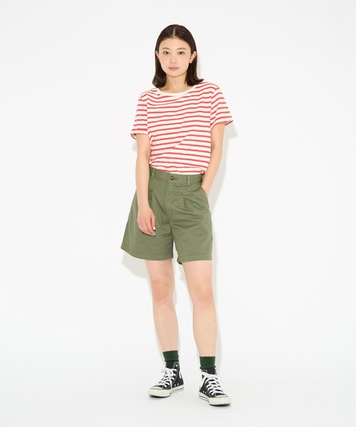 Levi's(リーバイス)の「Levi's/リーバイス PLEATED トラウザー ショートパンツ グリーン DEEP LICHEN(その他パンツ・レディース・グリーン・23inch/24inch/25inch/26inch/27inch/28inch)」の21枚目の写真