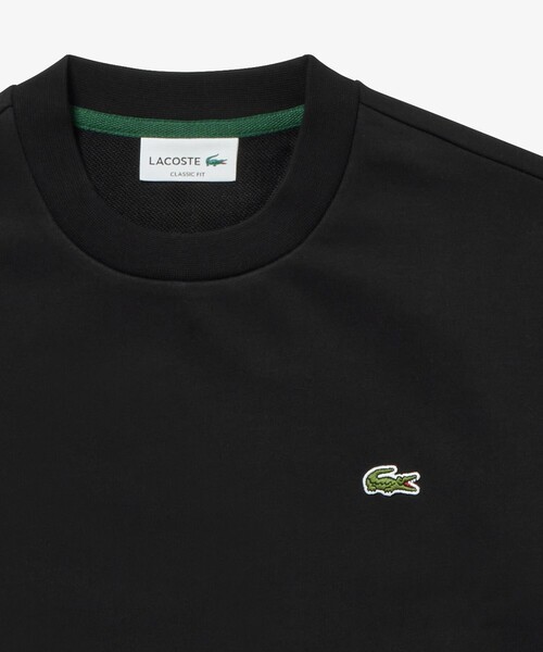 LACOSTE（ラコステ）の「エッセンシャルクルーネックスウェット トレーナー（スウェット・メンズ・ブラック・5/3/4/2）」の3枚目の写真
