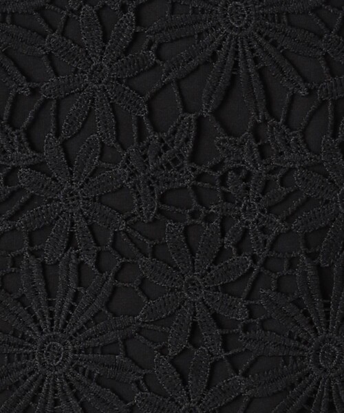 green label relaxing(グリーンレーベルリラクシング)の「レース ドッキング プルオーバー カットソー -吸水速乾-(Tシャツ/カットソー・レディース・ブラック/オフホワイト・FREE)」の20枚目の写真