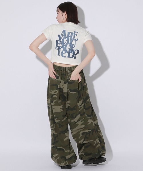 Anui(アニュイ)の「【UNISEX/3サイズ展開】ワイドパラシュートパンツ2(カーゴパンツ・レディース・アーミー・SMALL/MEDIUM/LARGE)」の16枚目の写真