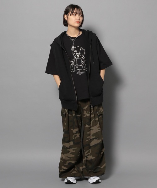 Anui(アニュイ)の「【UNISEX/3サイズ展開】ワイドパラシュートパンツ2(カーゴパンツ・レディース・アーミー・SMALL/MEDIUM/LARGE)」の20枚目の写真